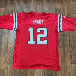 🏈Red Reebok Tom Brady Patriots jersey 🏈